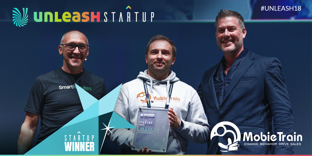 Mobietrain winnaar Unleash Startup Award 2018